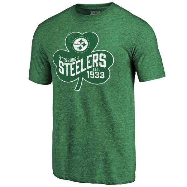 Men's Pittsburgh Steelers St. Patrick's Day Green Short Sleeve T-Shirt FengYun,We sell and wholesale Men's Pittsburgh Steelers St. Patrick's Day Green Short Sleeve T-Shirt FengYun on line form chian!